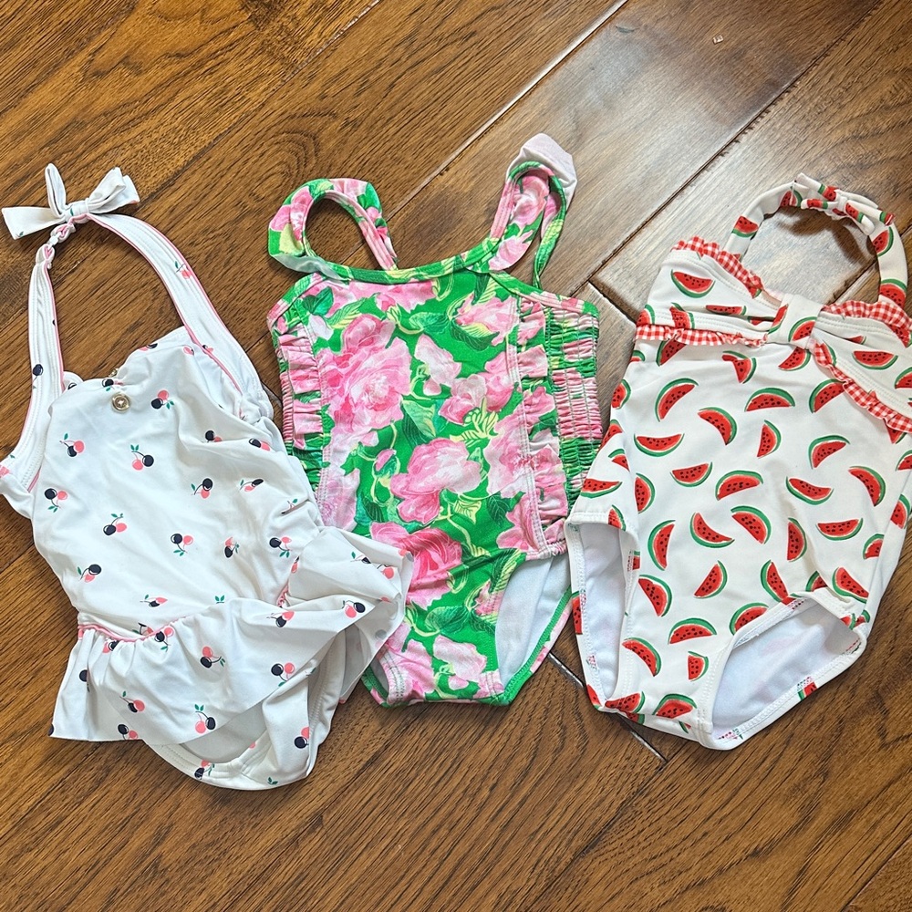 Lot of 3 12/18 month Swimsuits